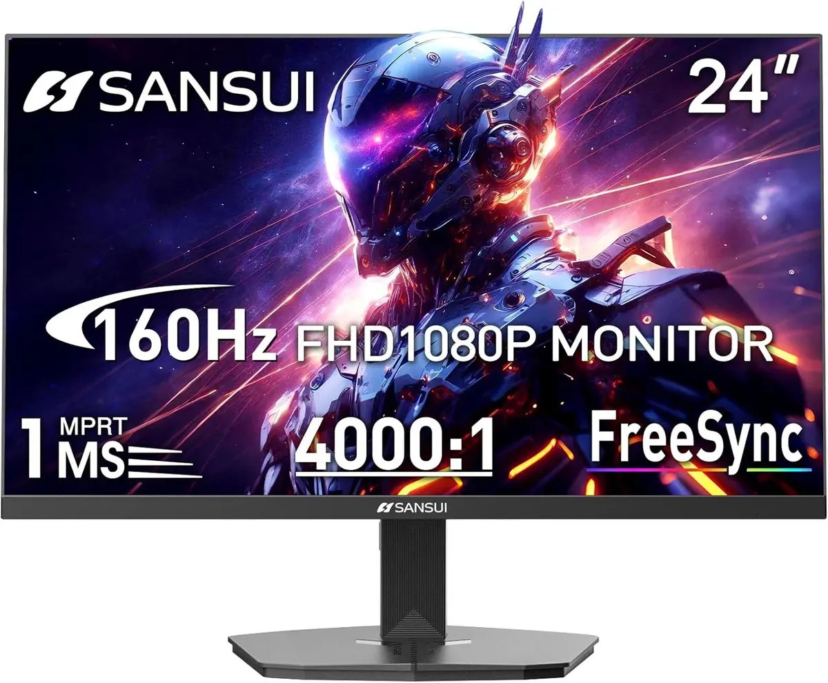 Sansui Monitor Negro 24'' Gaming 160 Hz