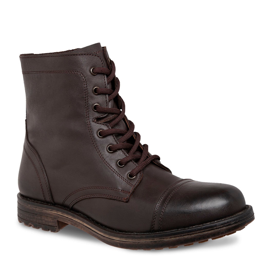 Bota hombre botín vestir Caballero Biker Workland 89725 café — imagen 6