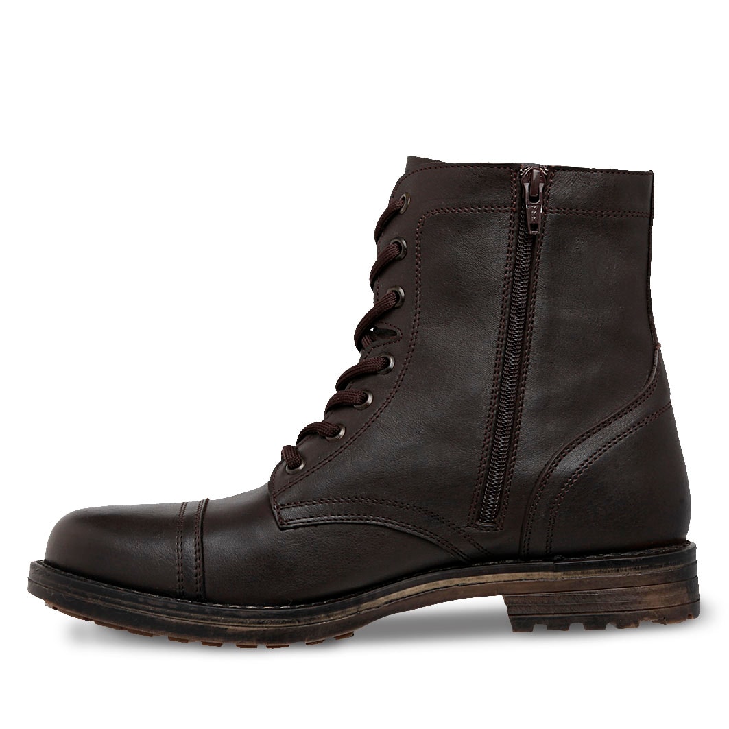Bota hombre botín vestir Caballero Biker Workland 89725 café — imagen 9