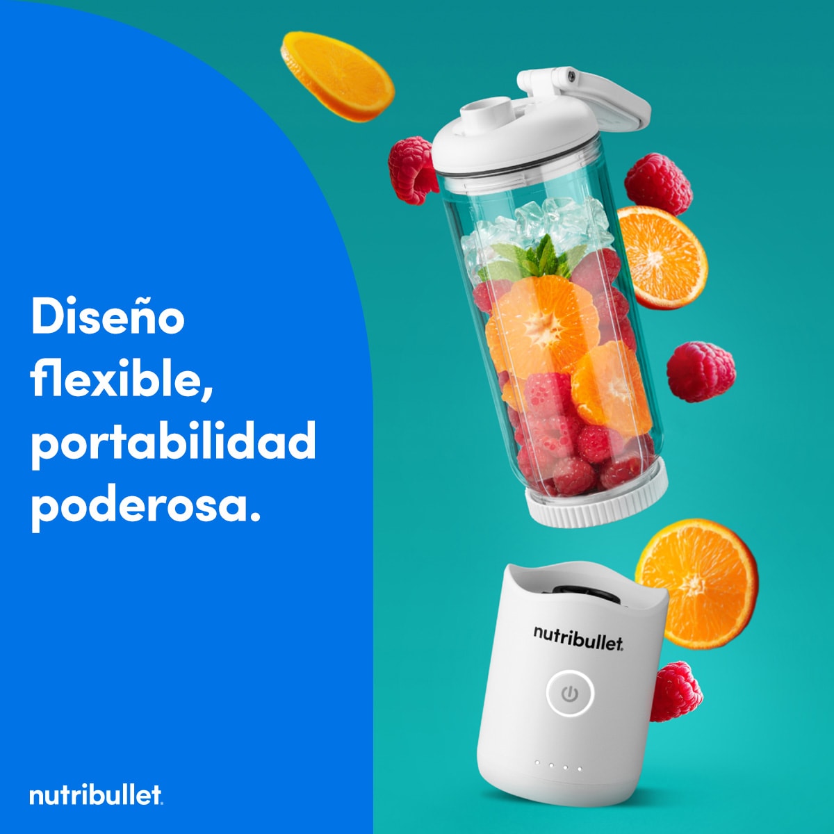Nutribullet Portable Flex con carga USB, Blanco. Nutribullet — imagen 10