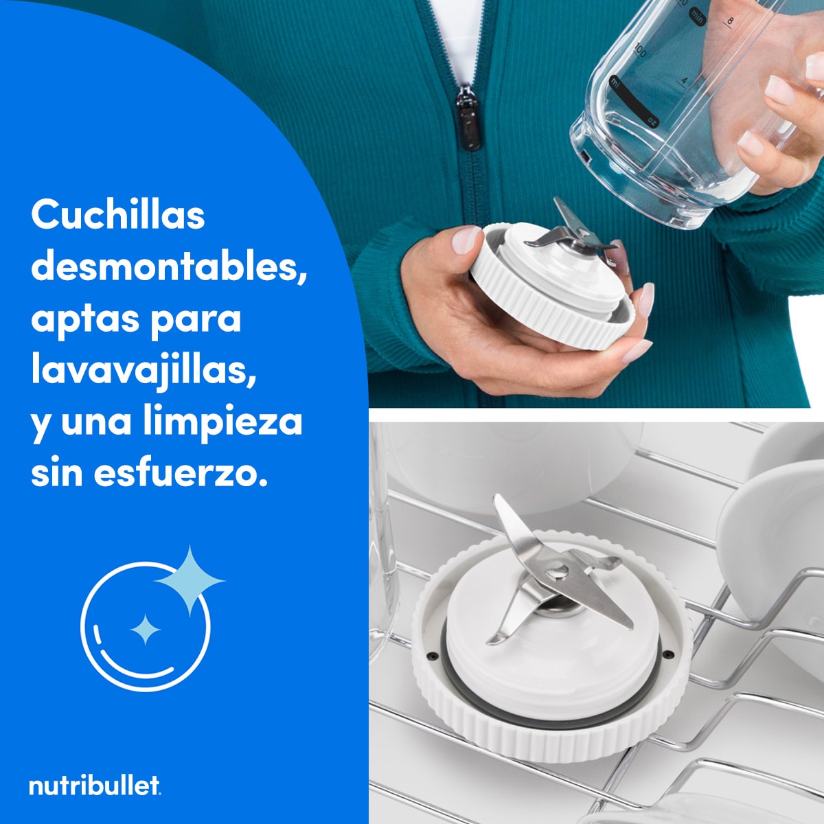 Nutribullet Portable Flex con carga USB, Blanco. Nutribullet — imagen 2