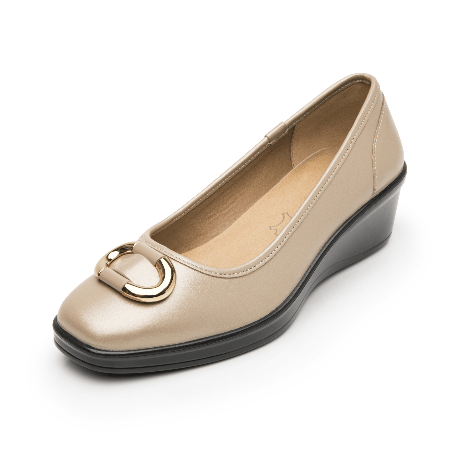 Zapato Flexi Dama Dorado Confort Para Mujer — imagen 4