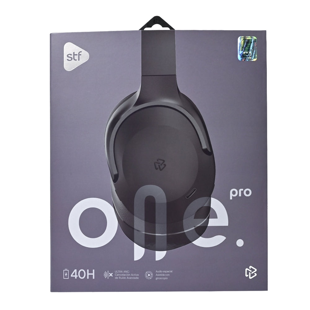 Audífonos inalámbricos On Ear One Pro STF ANC 40h Uso Negro — imagen 13