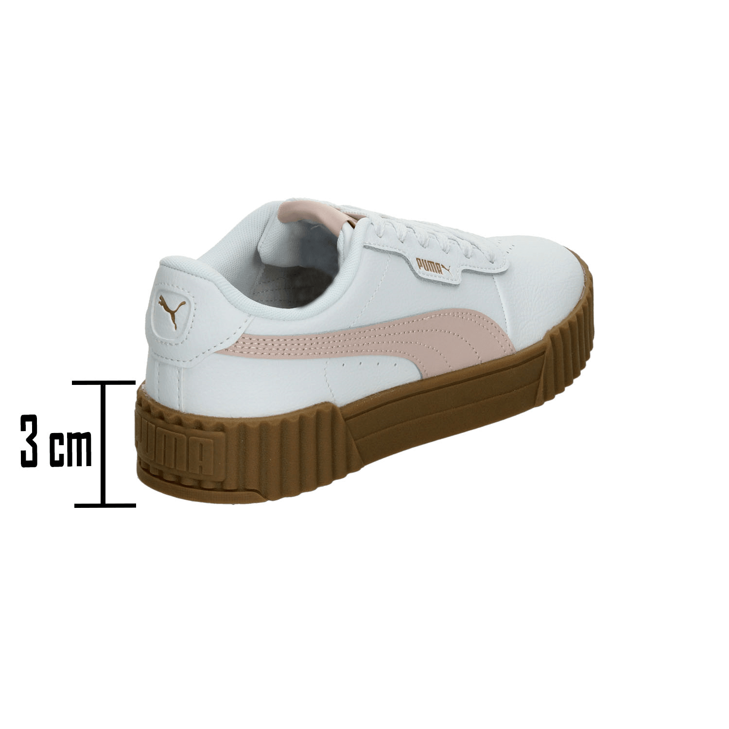 Tenis Puma Carina 3.0 Jr. Niña Blanco Casual Dama Jr. T22-25 — imagen 4