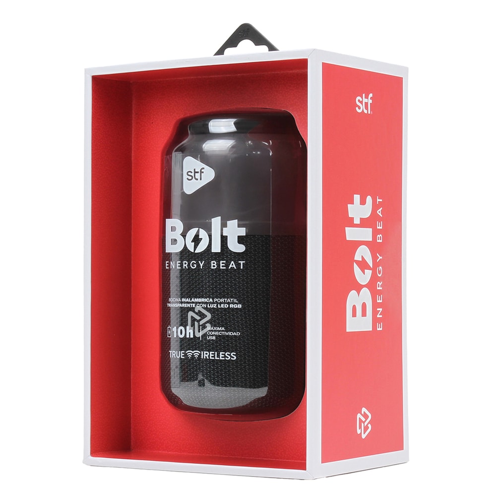 Bolt Bocina Inalámbrica Portátil RGB Negro — imagen 3