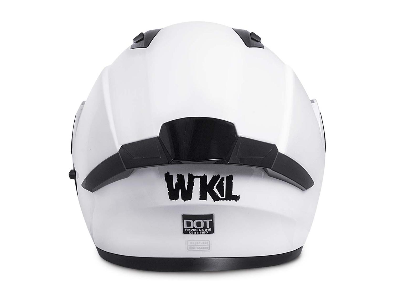 Casco motocicleta certificado DOT abatible moto WKL CH-103 — imagen 13