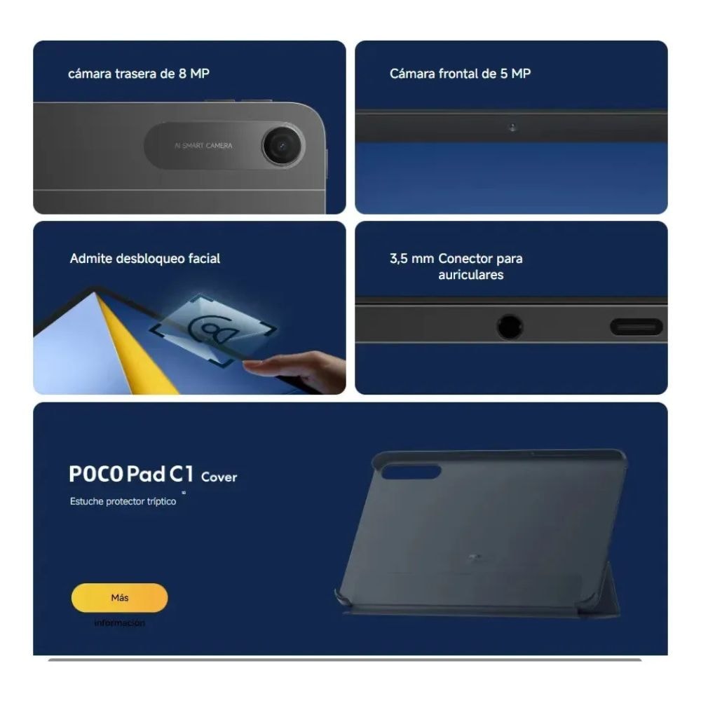 Tablet Poco Pad C1 4+64GB - Azul — imagen 4