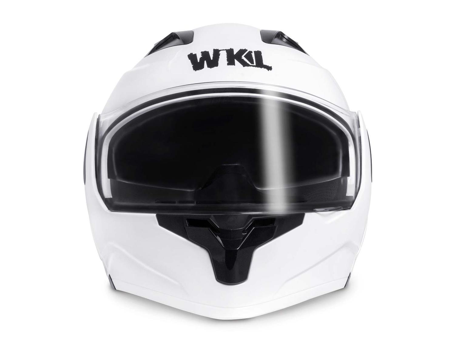 Casco motocicleta certificado DOT abatible moto WKL CH-103 — imagen 12
