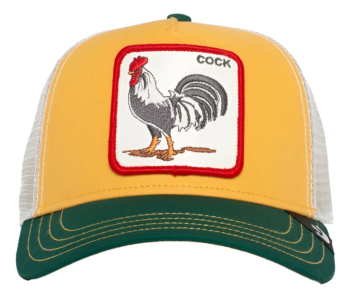 Gorra Goorin Bross The Cock - Amarillo — imagen 3