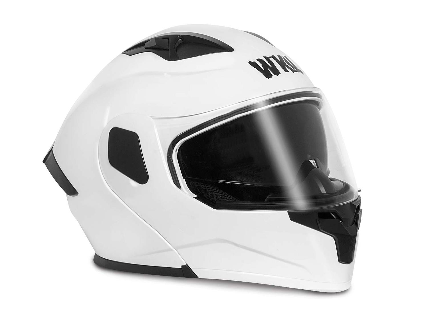 Casco motocicleta certificado DOT abatible moto WKL CH-103 — imagen 9