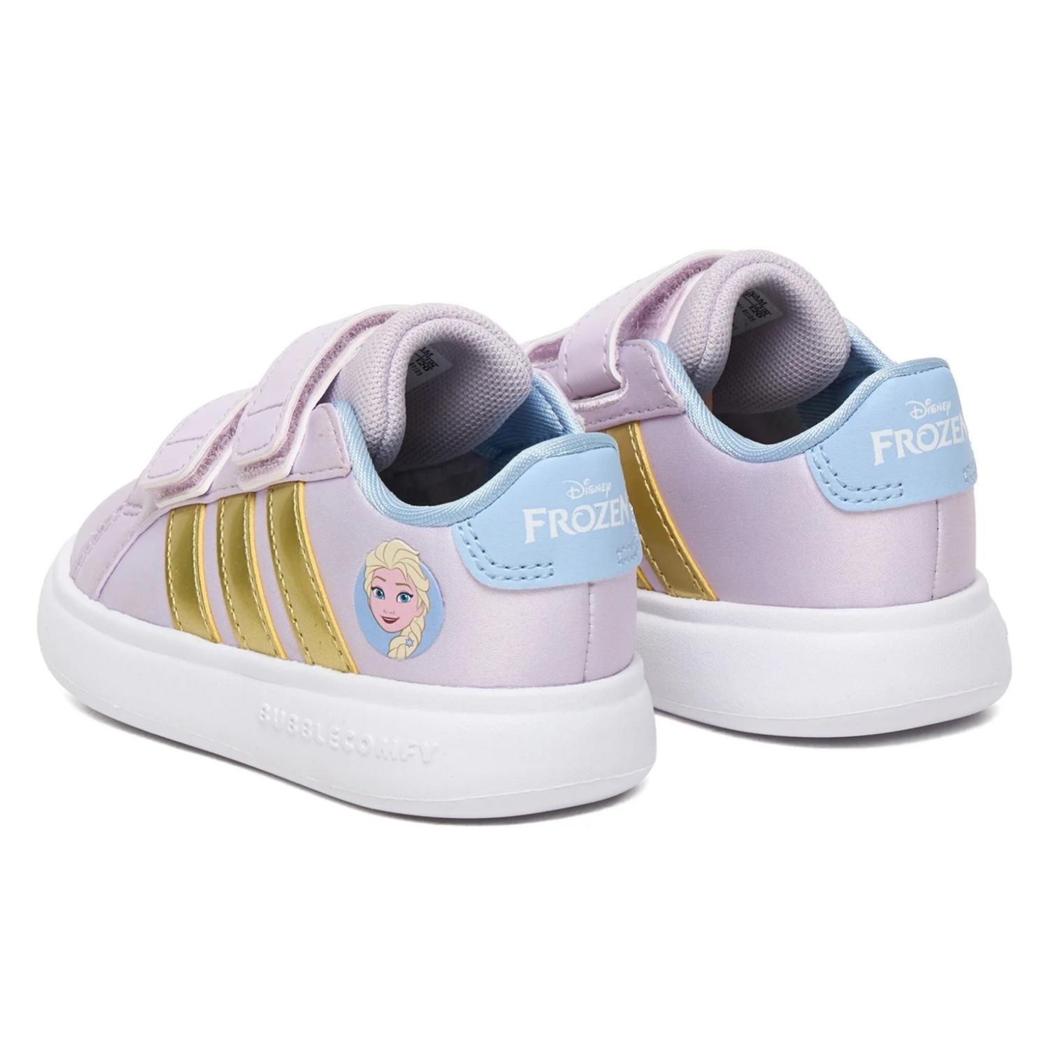 Tenis Adidas Grand Court Elsa I para Niñas Pequeñas. JQ4356 — imagen 5