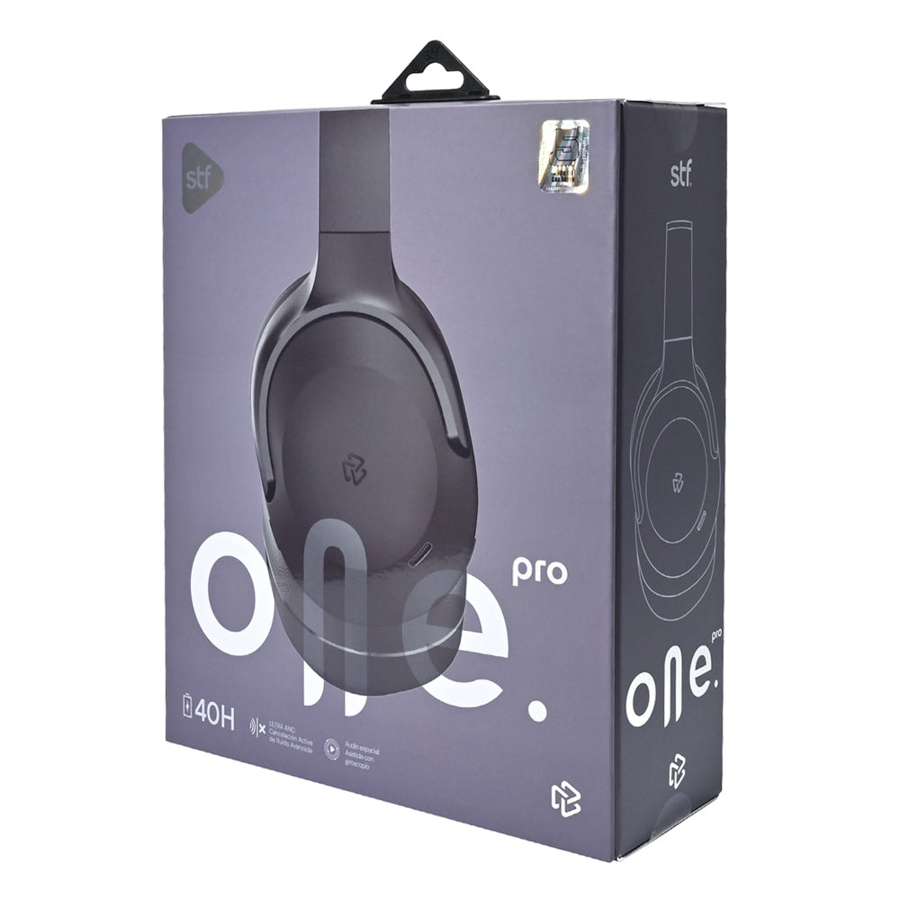 Audífonos inalámbricos On Ear One Pro STF ANC 40h Uso Negro — imagen 15