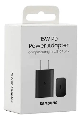 Cargador Samsung 15w PD Power Adapter USB-C Compact Design - Negro — imagen 3