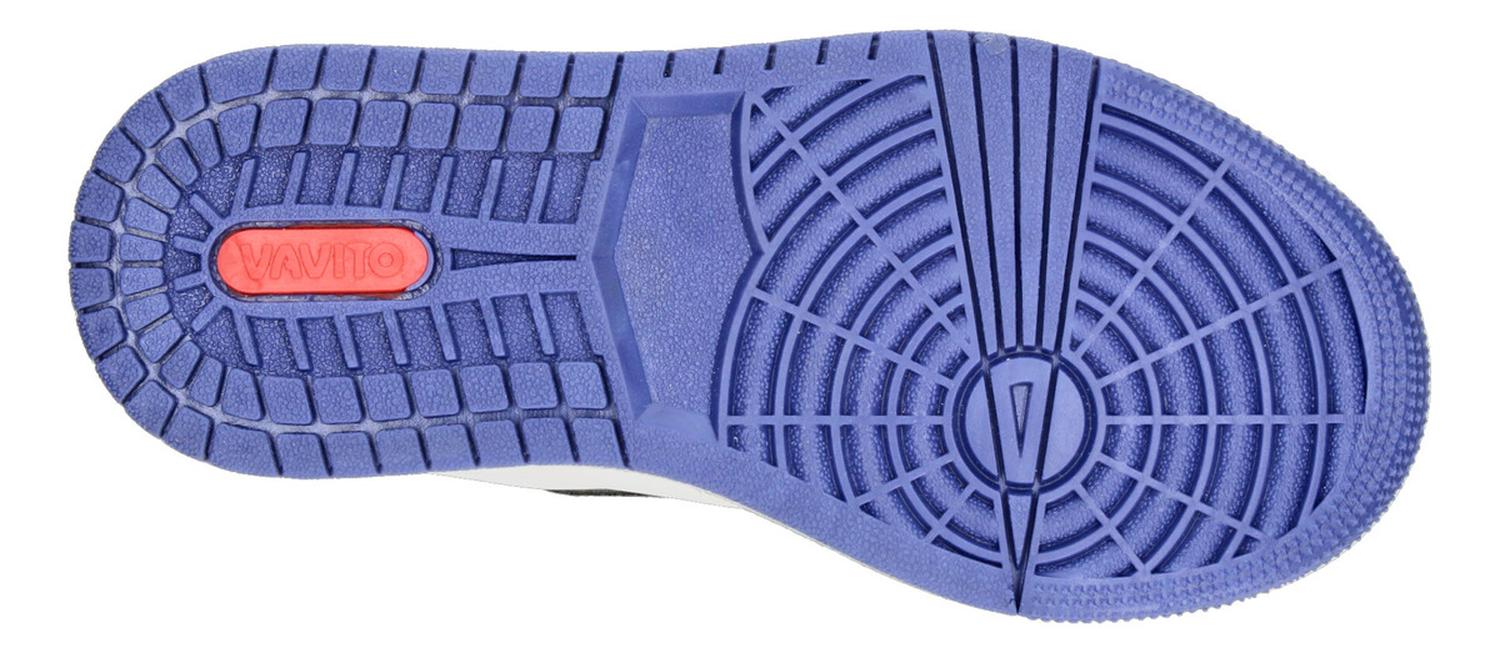 Tenis Niño Vavito Diseño Estrella Azul Negro Casual Ligero Streetwear Cintas Agujetas Ajustables — imagen 10