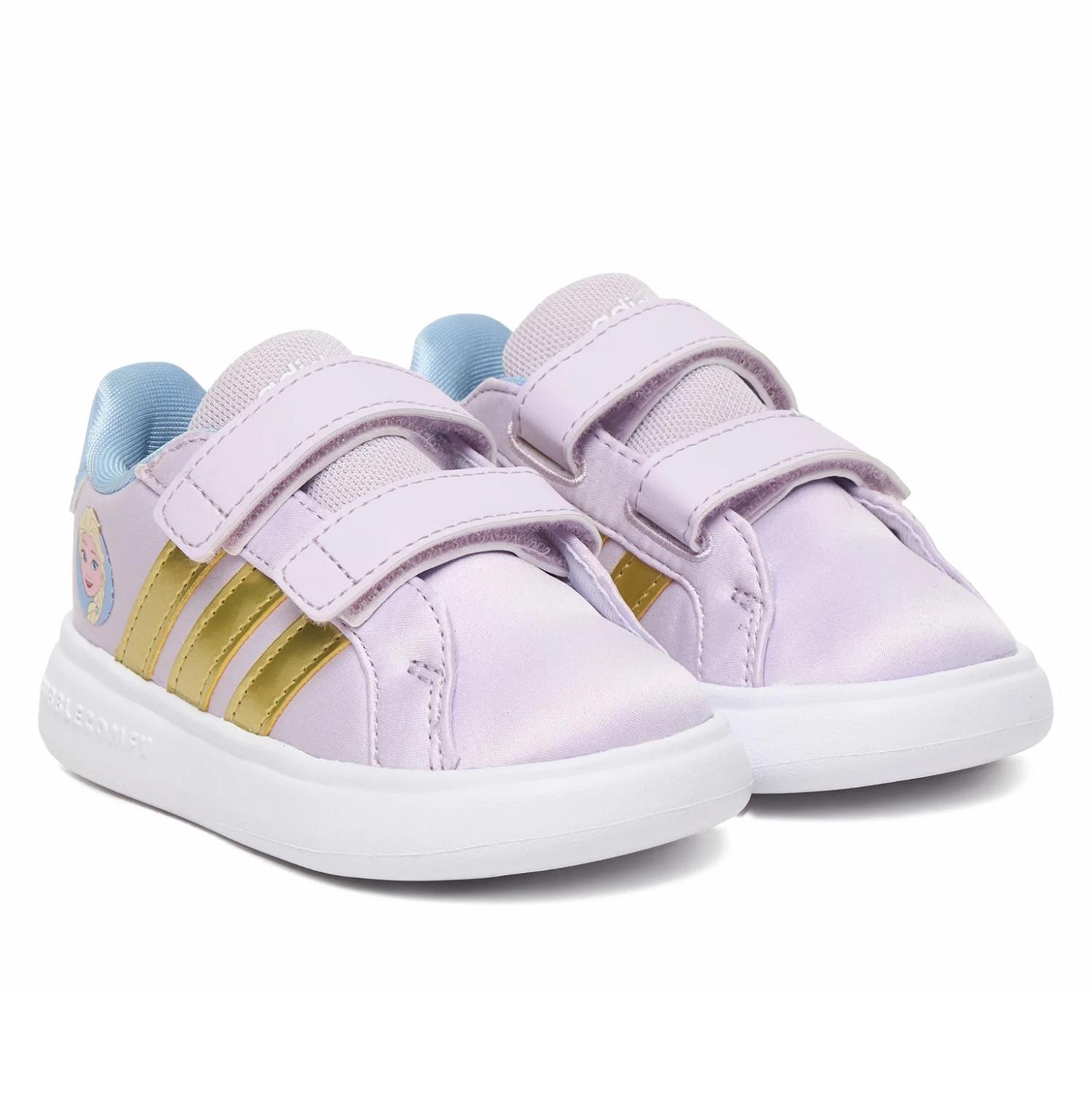 Tenis Adidas Grand Court Elsa I para Niñas Pequeñas. JQ4356 — imagen 2