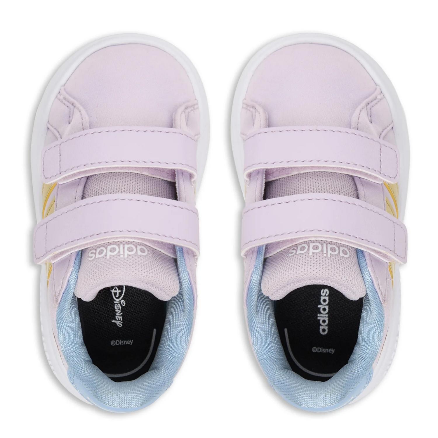 Tenis Adidas Grand Court Elsa I para Niñas Pequeñas. JQ4356 — imagen 4