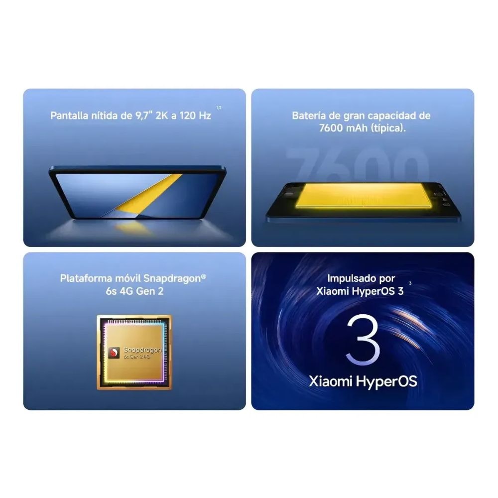 Tablet Poco Pad C1 4+64GB - Azul — imagen 5