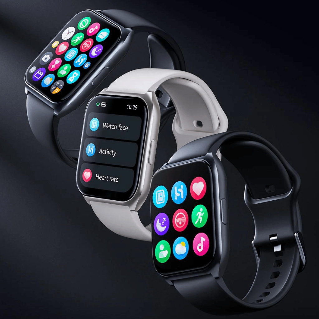 Smartwatch Filwans GTS Mini Plata Pantalla 1.85'' HD, Llamadas Bluetooth, Salud y Fitness, Batería de Larga Duración, IP68 — imagen 4