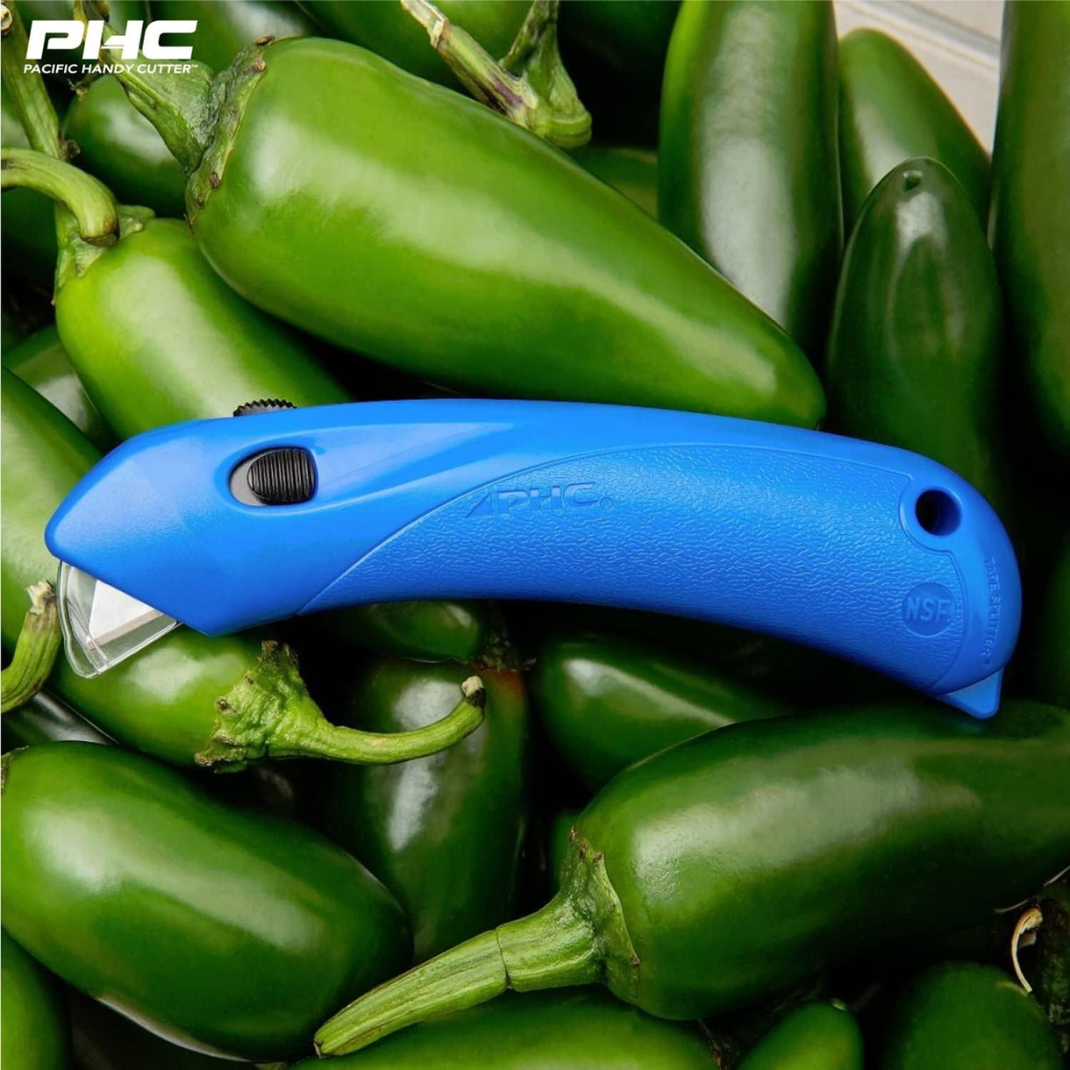 Cutter De Seguridad Pacific Handy Cutter Rsc-432 Con Cuchilla Retráctil Automática, Diseño Ergonómico Y Resistente Para Abrir Cajas Y Empaques En Restaurantes, Supermercados, Tiendas Y Almacenes — imagen 5