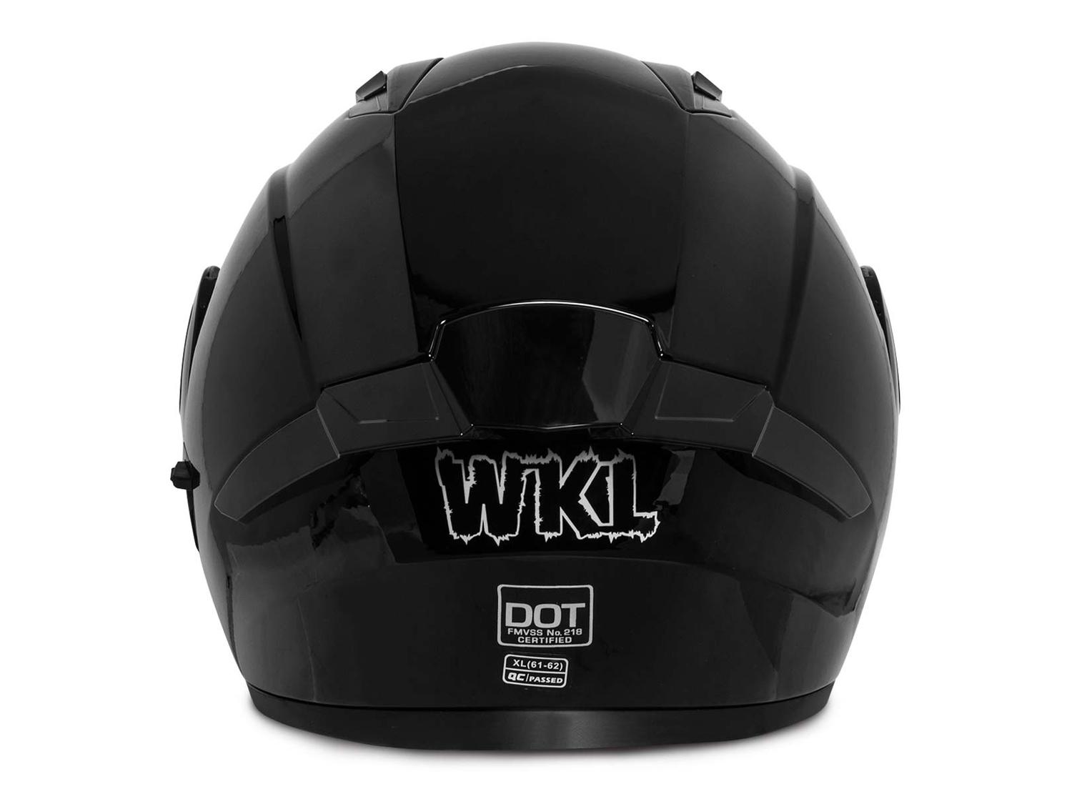 Casco motocicleta certificado DOT abatible moto WKL CH-103 — imagen 21