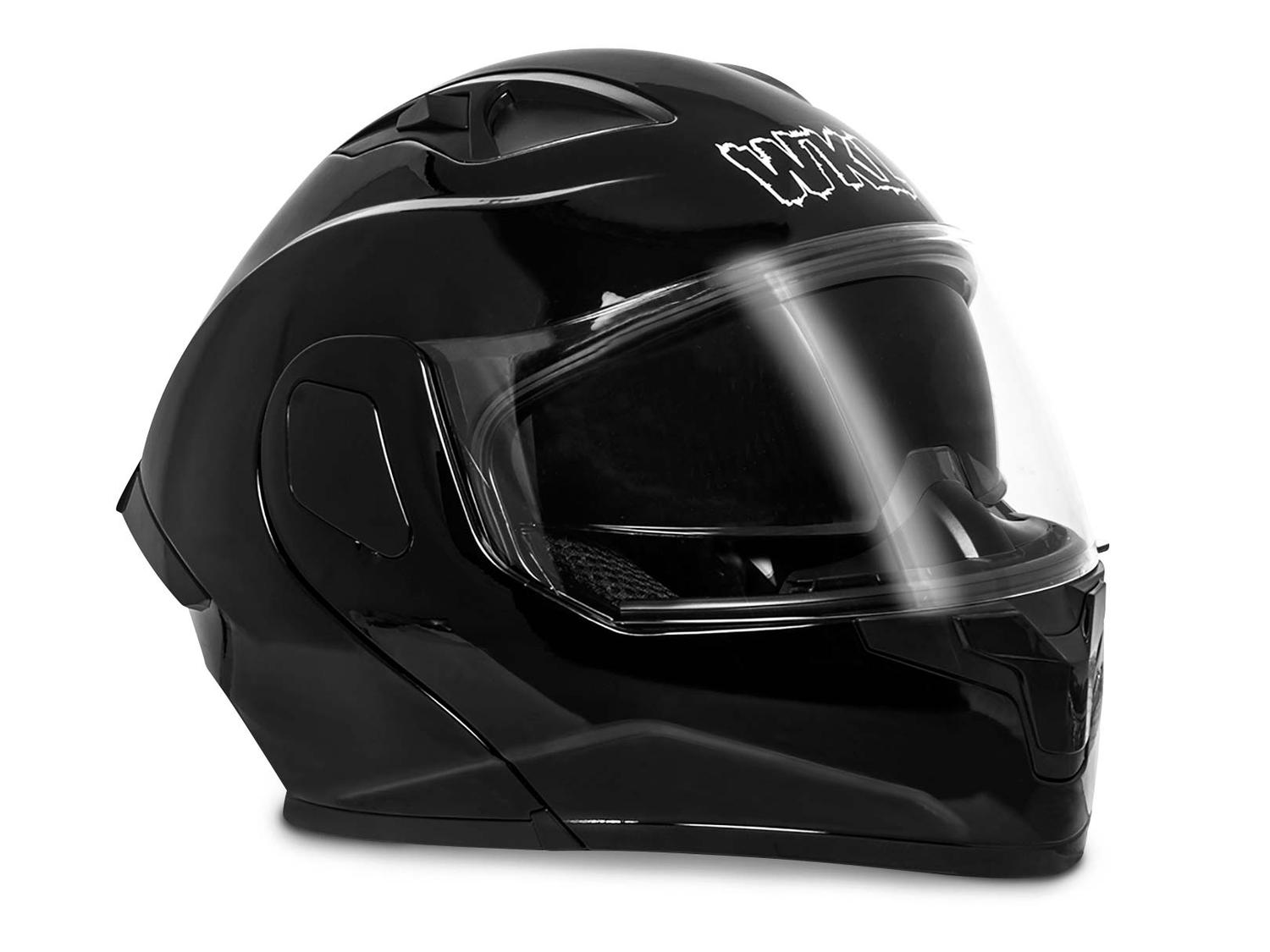 Casco motocicleta certificado DOT abatible moto WKL CH-103 — imagen 17