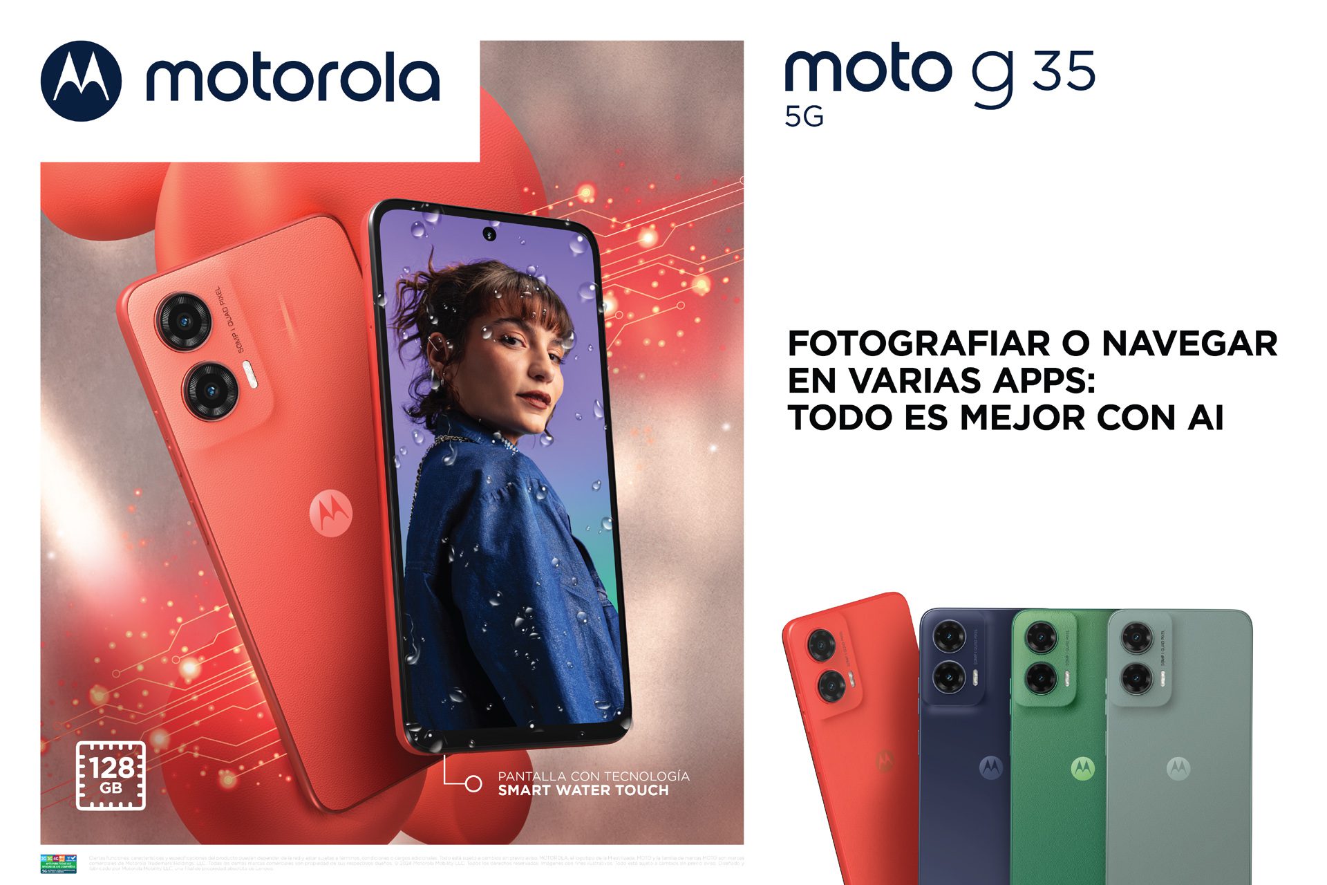 Celular Motorola G35 (5G) 4+8+256gb — imagen 3